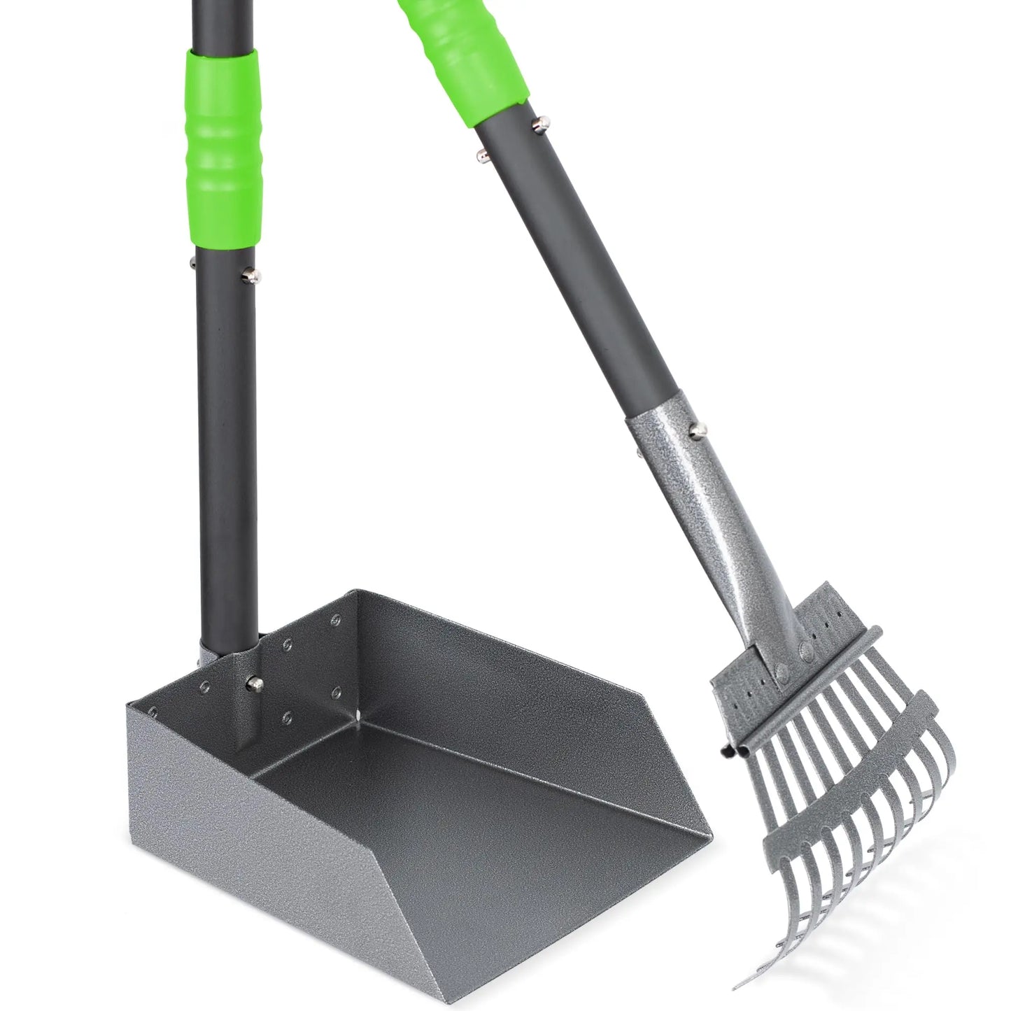 Pooper Scooper Set With Adjustable Stainless Handles