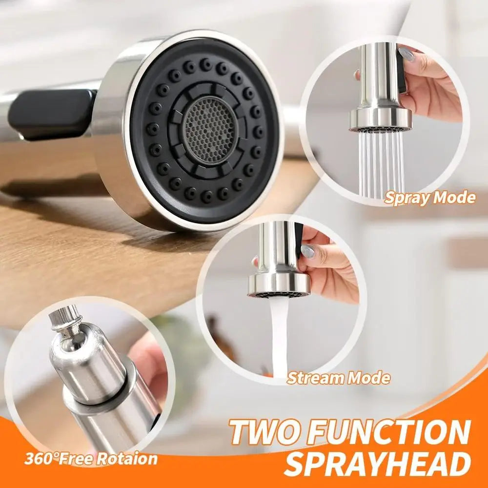 Stai Touchless Kitchen Faucet With Pull Down Sprayer LED Light