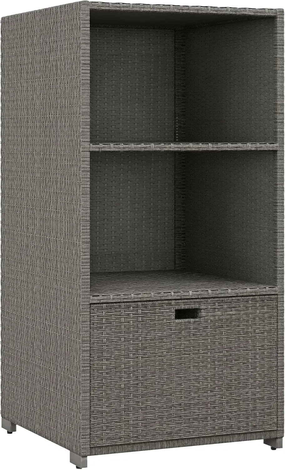 Valet Pool Towel Rack Waterproof Rattan Wicker Organizer Hot Tub