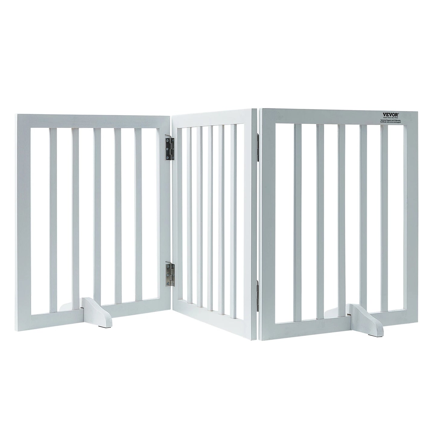 SucceBuy Freestanding Dog Gate For Narrow Passages