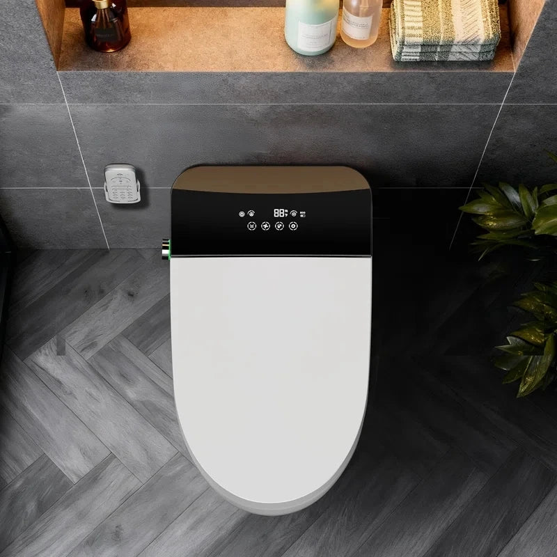 Smart Toilet With Tankless Bidet Wash And Auto Open Lid