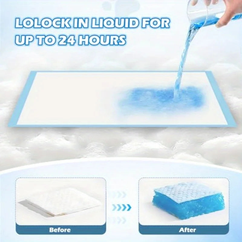 NONEDog Litter Pet Urine Pads For Large Breeds, Disposable