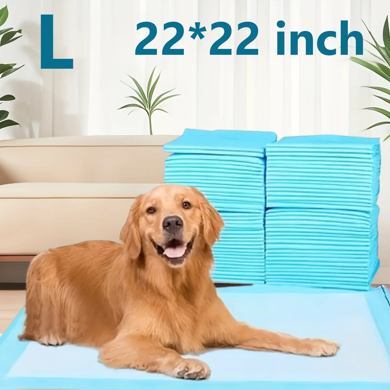 NONEDog Litter Pet Urine Pads For Large Breeds, Disposable