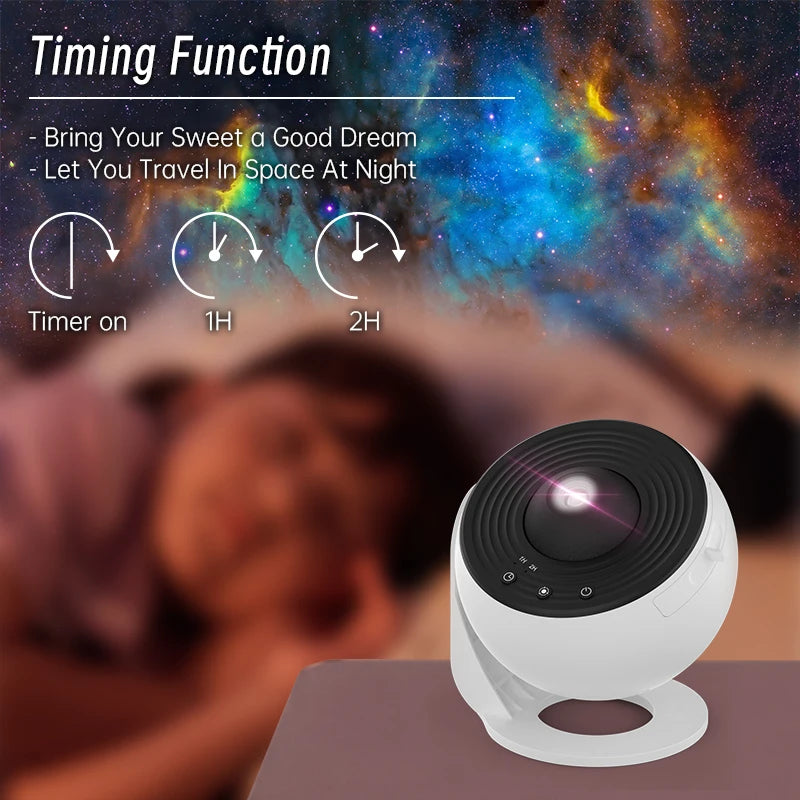 AUSYLE Night Light Galaxy Starry Sky Projector For Kids Bedroom