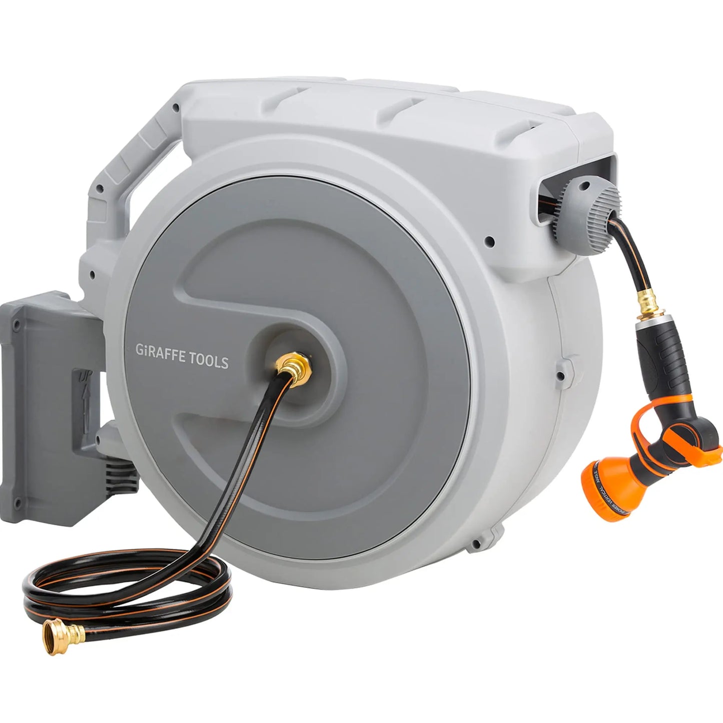 Giraffe Tools Retractable Hose Reel Automatic Rewind Wall Mounted