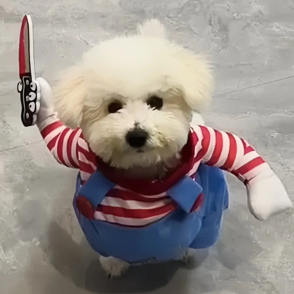 Halloween Cosplay Pets Costumes Dog Dress Up Pullover Chihuahua Costume