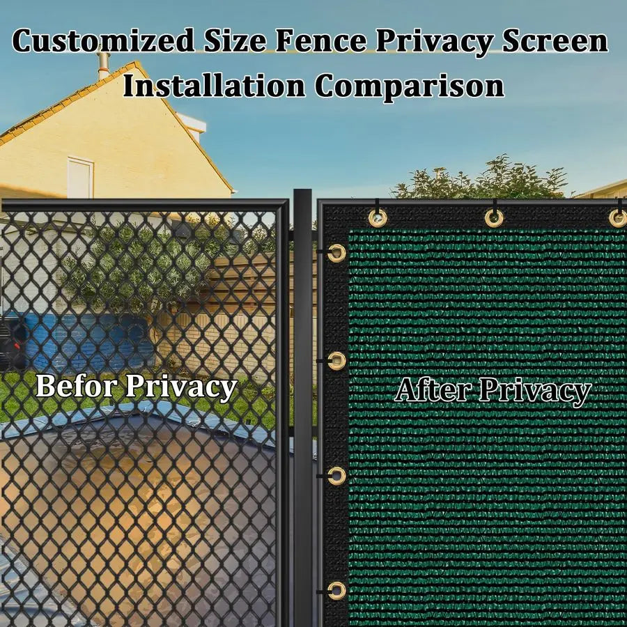 Heavy Duty Fence Privacy Screen 170 GSM Shade Net Outdoor