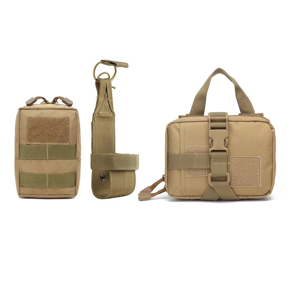 PETRAVELCN Dog Tactical Molle Pouches Set For Harness