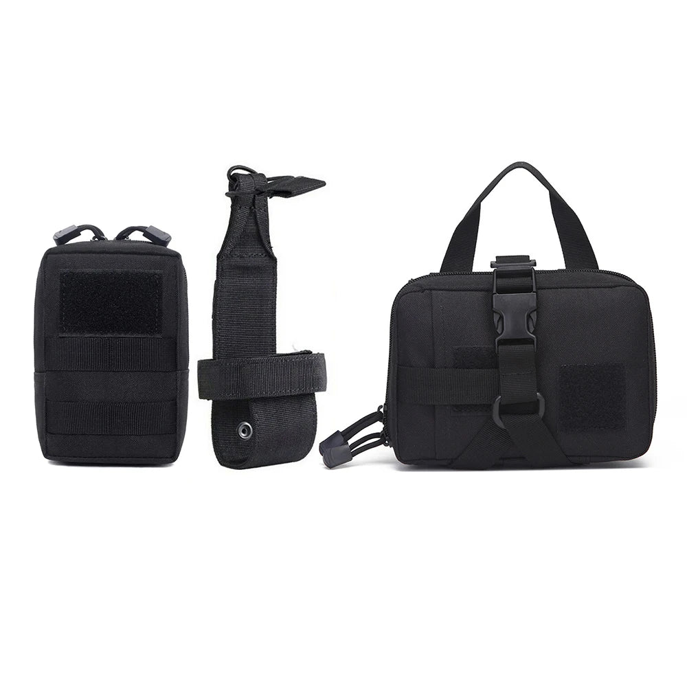 PETRAVELCN Dog Tactical Molle Pouches Set For Harness