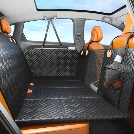 NONECN Heavy Duty Dog Seat Cover With Back Seat Extender