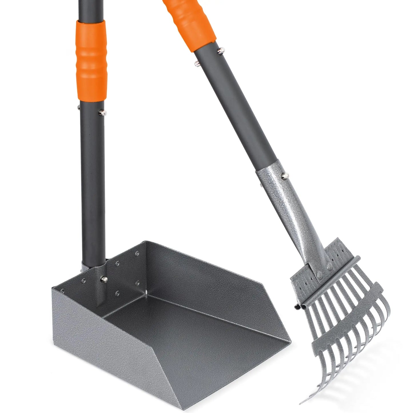 Pooper Scooper Set With Adjustable Stainless Handles