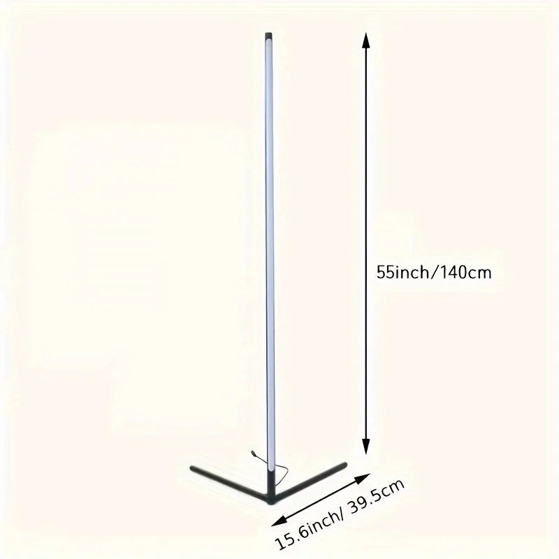 Rgb Led Corner Floor Lamp For Living Room Game Room
