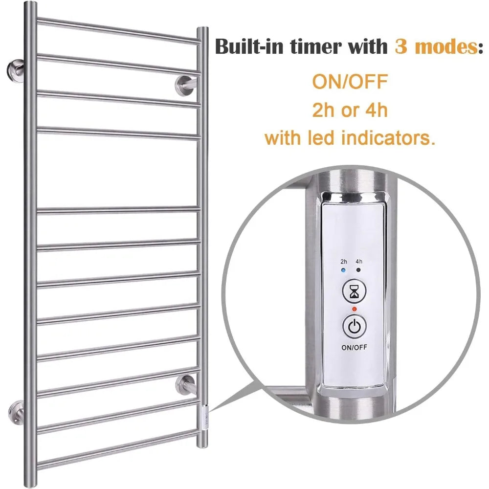 RBXC Towel Warmer Wall Mounted With Built In Timer