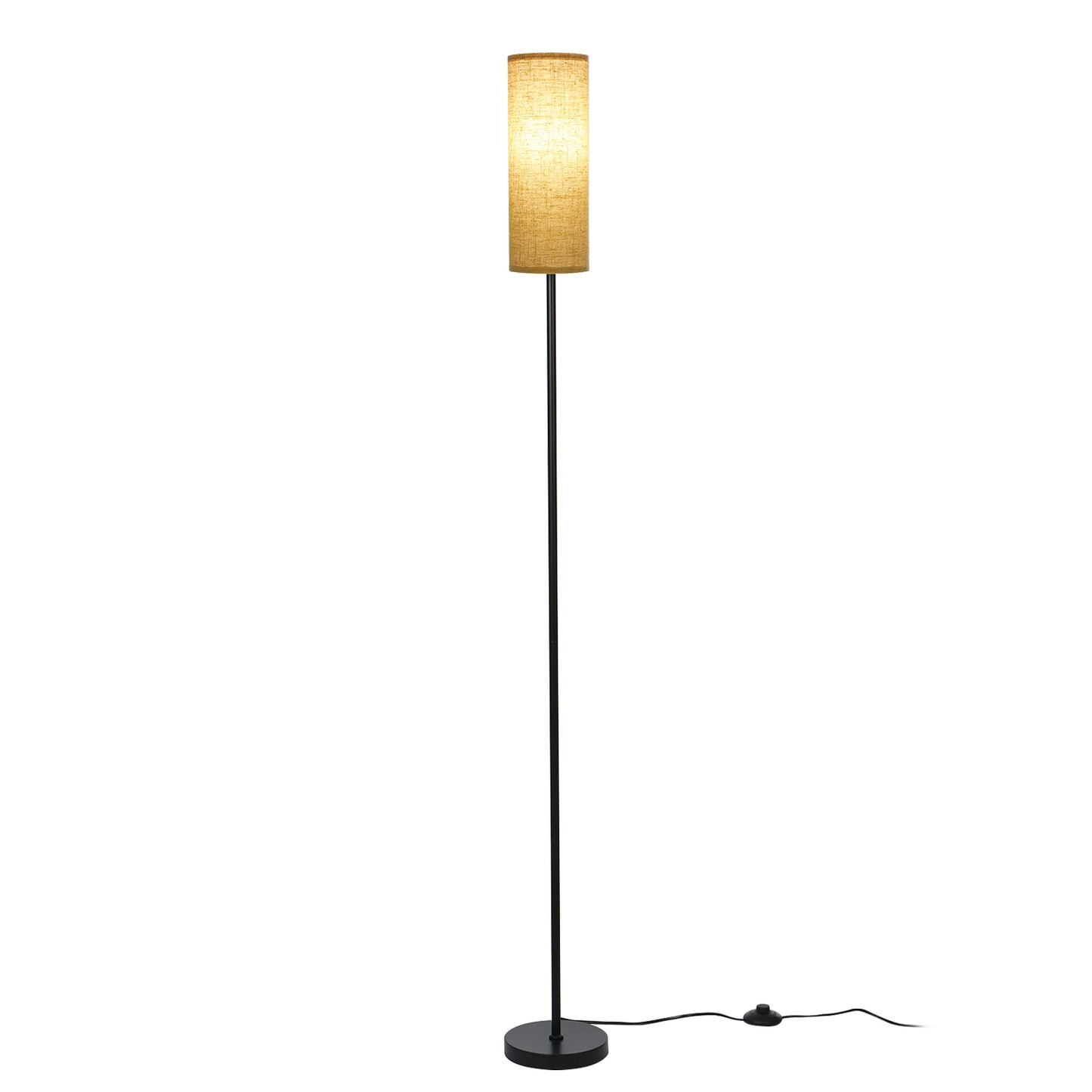 Modern Floor Lamp Tall RGB Light for Bedroom