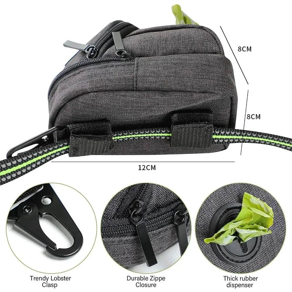 Moonbiffy Portable Dog Training Treat Bag Pouch For Walks