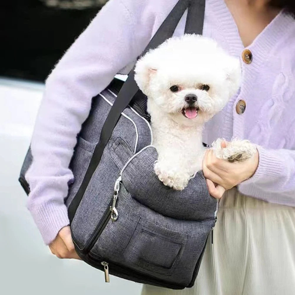 None Dog Car Seat Center Console Booster With Straps