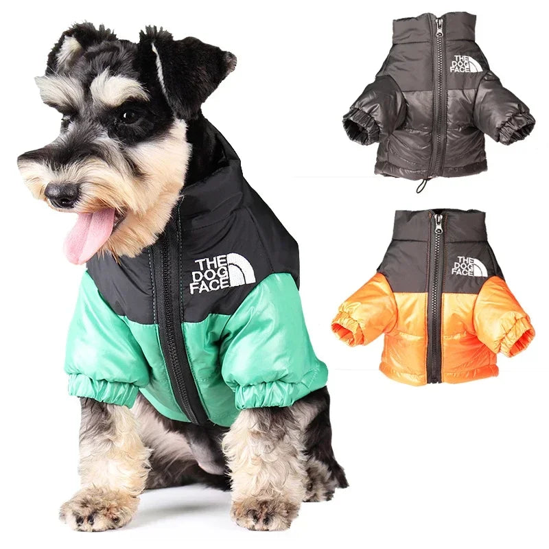 WANGUPETCN Winter Windproof Reflective Dog Coat Jacket