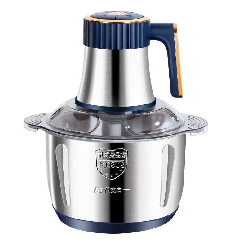 Electric Meat Grinder And Vegetable Slicer Chopper Stainless Steel