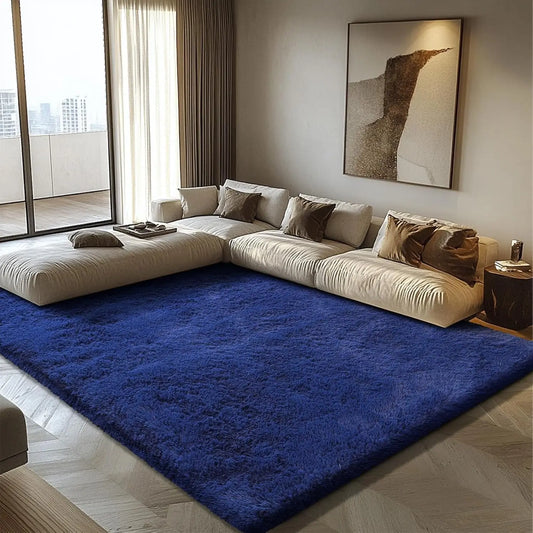Fluffy Shag Area Rug For Living Room And Bedroom Decor