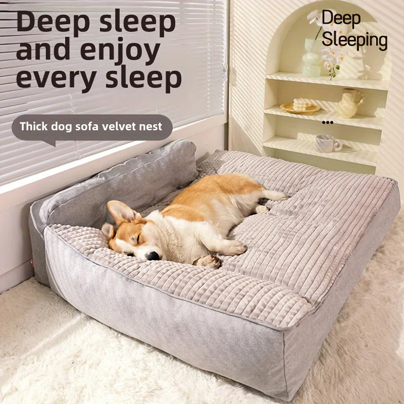 NONECN Cat Bed Non Slip Winter Warm Cushion For Pets