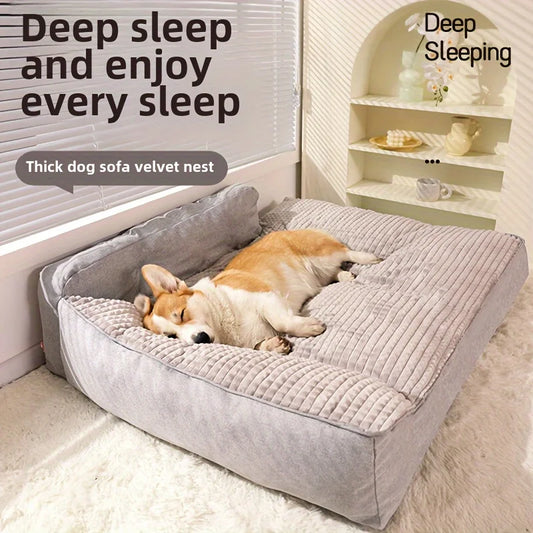 NONECN Cat Bed Non Slip Winter Warm Cushion For Pets