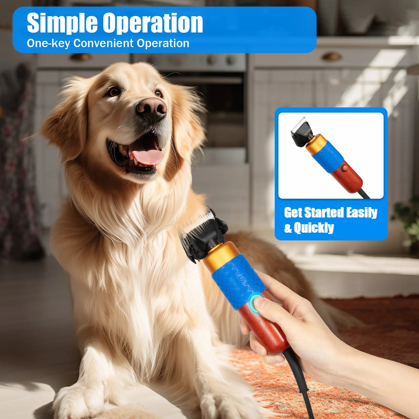 Electric Animal Fur Shears for Pets and Livestock Grooming