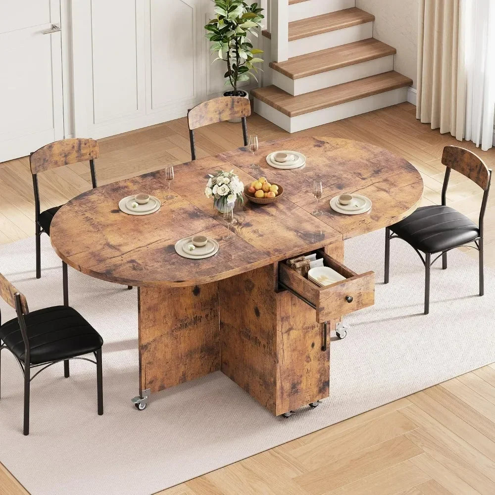Compact 4-Person Folding Dining Set
