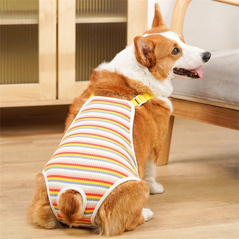 Adjustable French Bulldog Pet Shoulder Strap Physiological Pants Dog Underwear