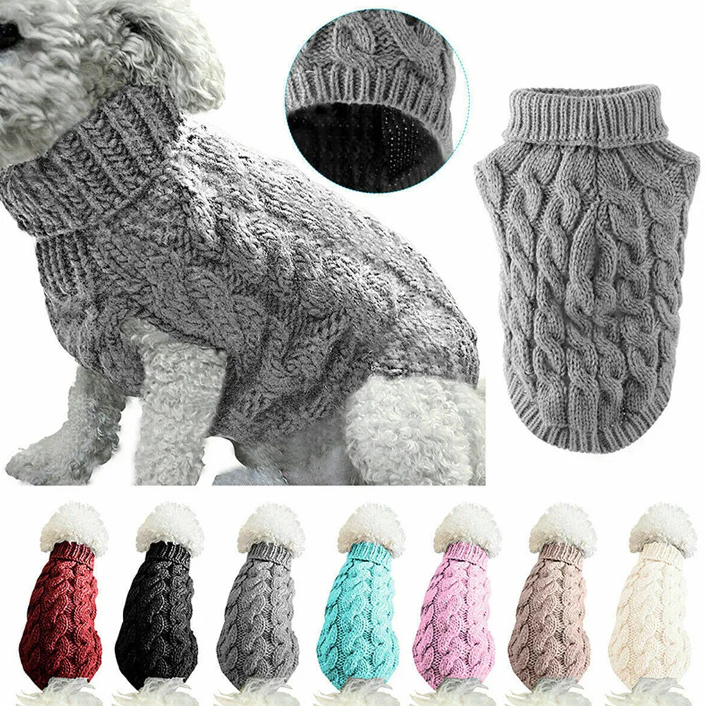 Dog Winter Sweater Knitwear For Pets Cozy Comfort
