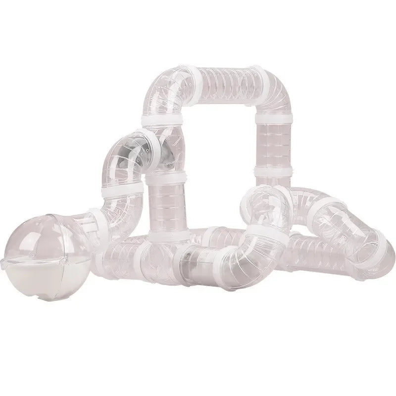 Hamster External Tunnel Tubing System for DIY Cage Setup