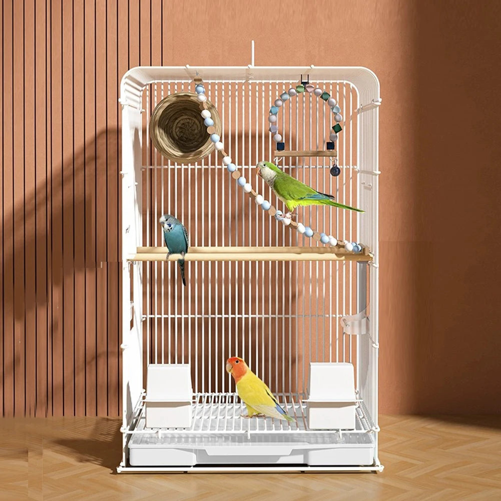 Wrought Iron Large Bird Cage With Removable Tray Indoor Outdoor