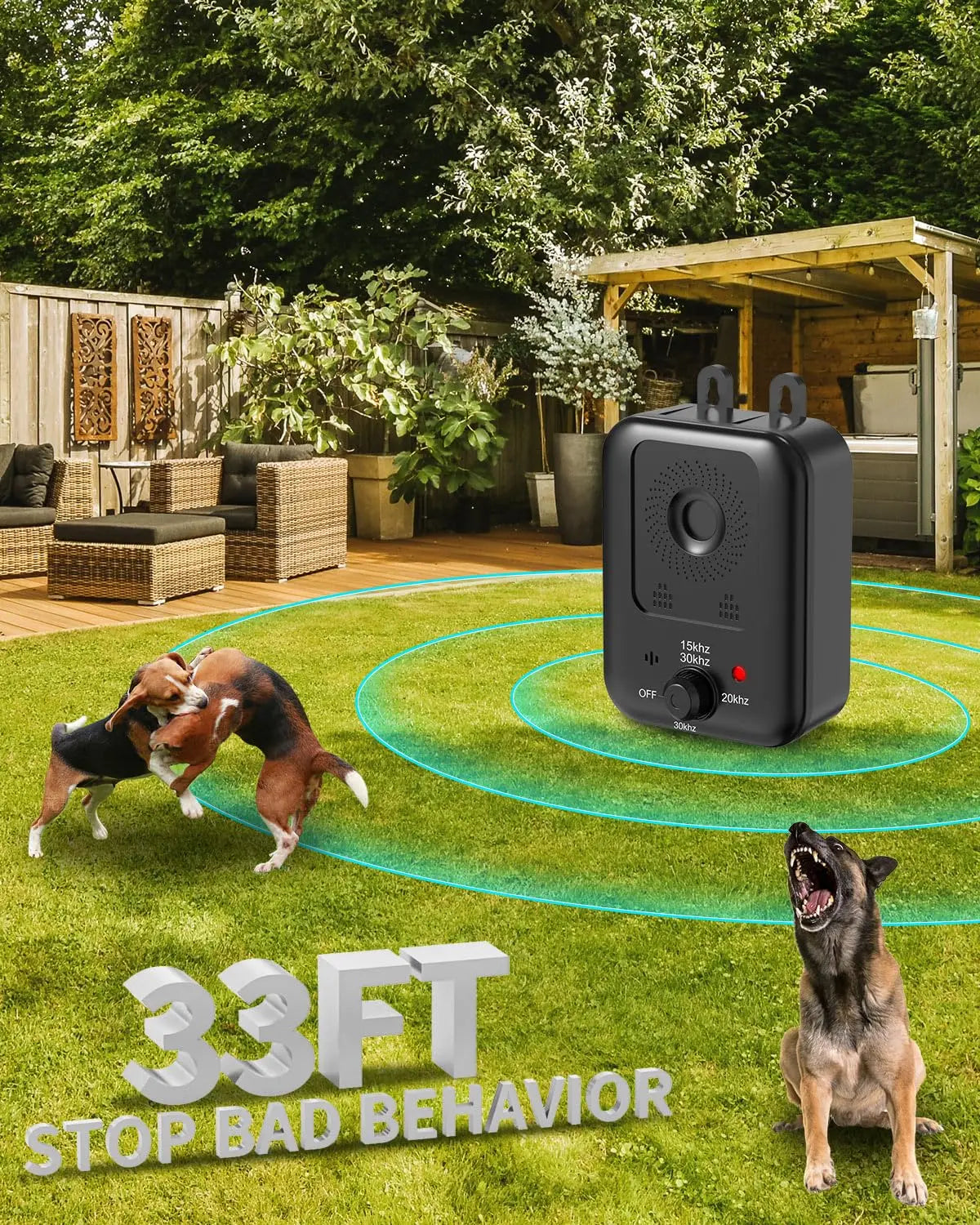 Petedu Automatic Bark Deterrent for Dogs Ultrasonic