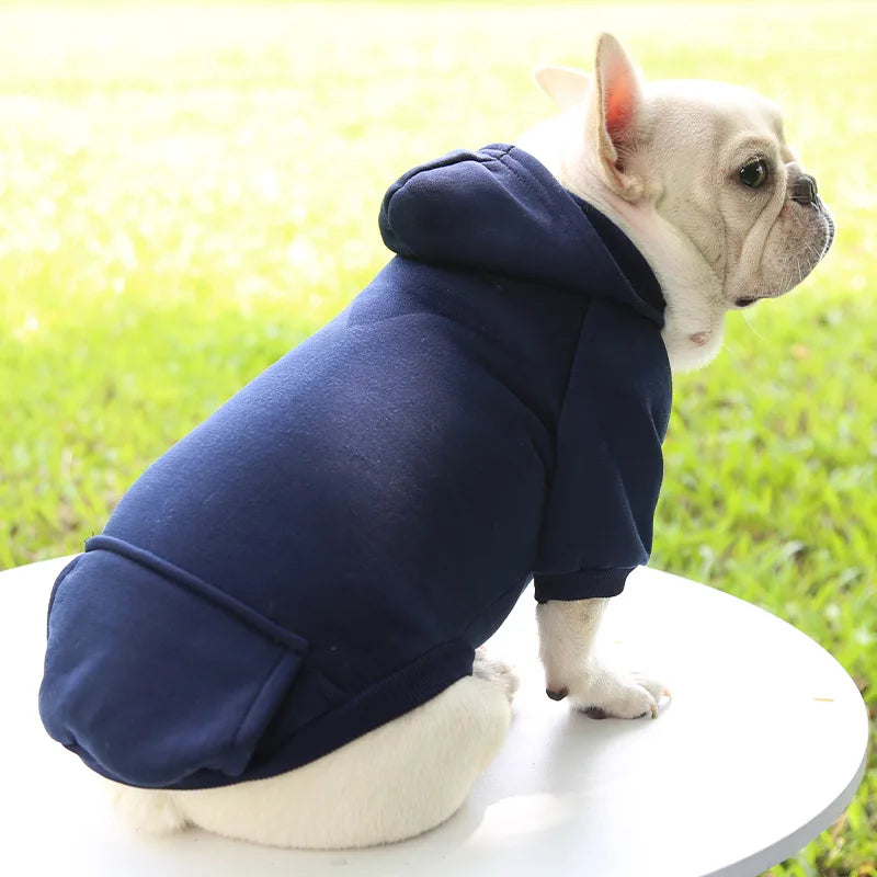 Winter Hooded Sweatshirt for Dogs and Cats