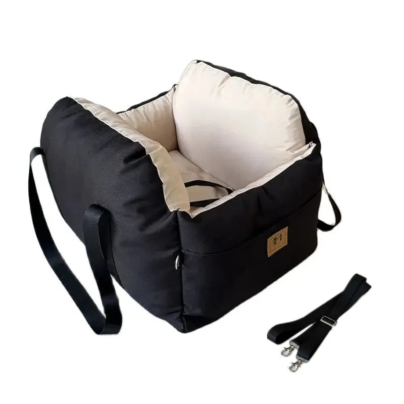 Dog Car Seat With Safety Belt Universal Pet Cushion Travel