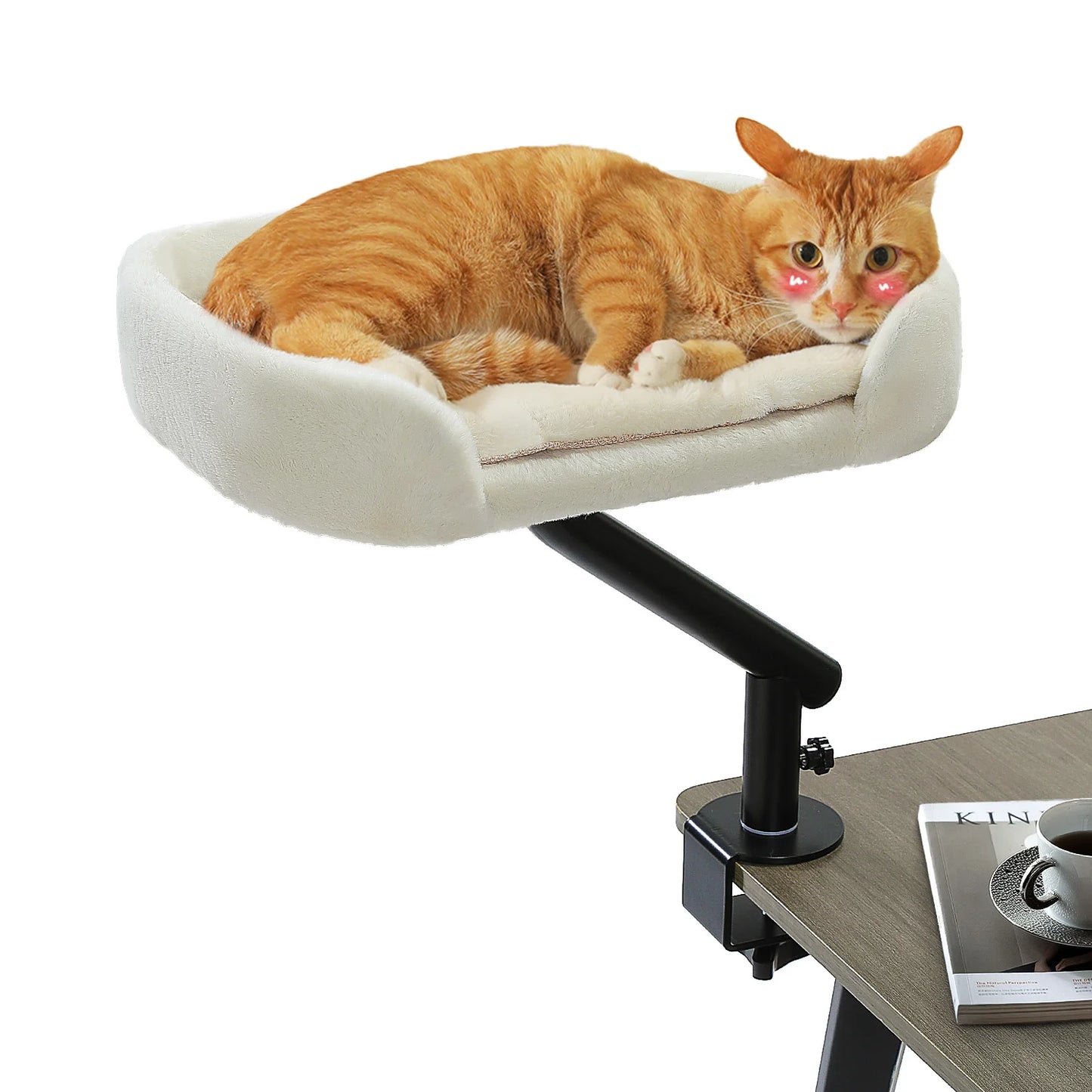 PAWZ Road Cat Desk Bed With 360 Rotatable Stand Hammock