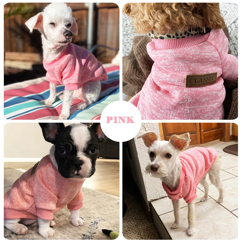 Winter Warm Dog Jacket for Chihuahua Schnauzer Pug Adjustable Fit