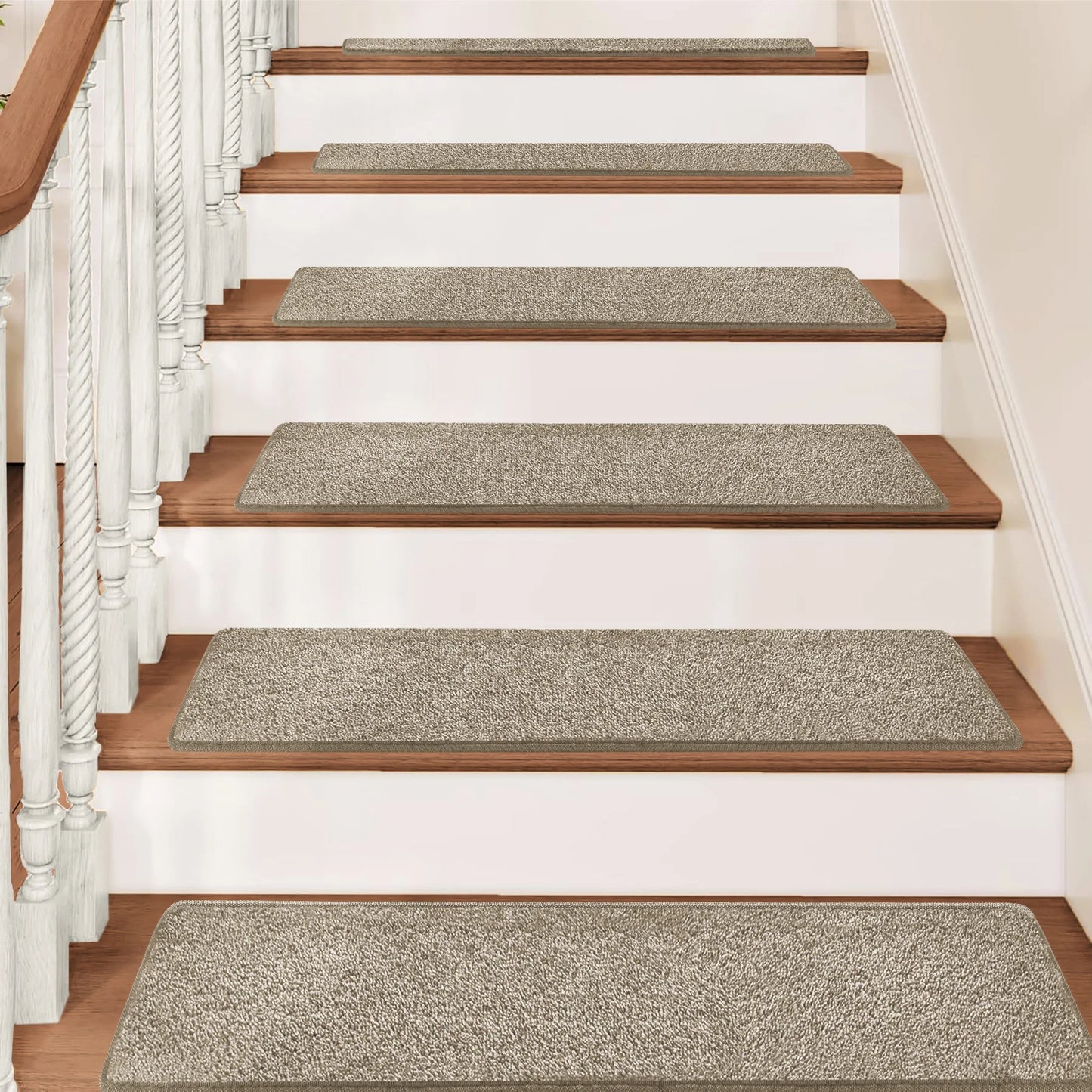 Non Slip Carpet Stair Treads Pet Friendly Indoor Protectors Washable