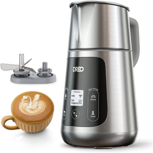 XMSJ Electric Milk Frother All-In-One Latte Foam Maker