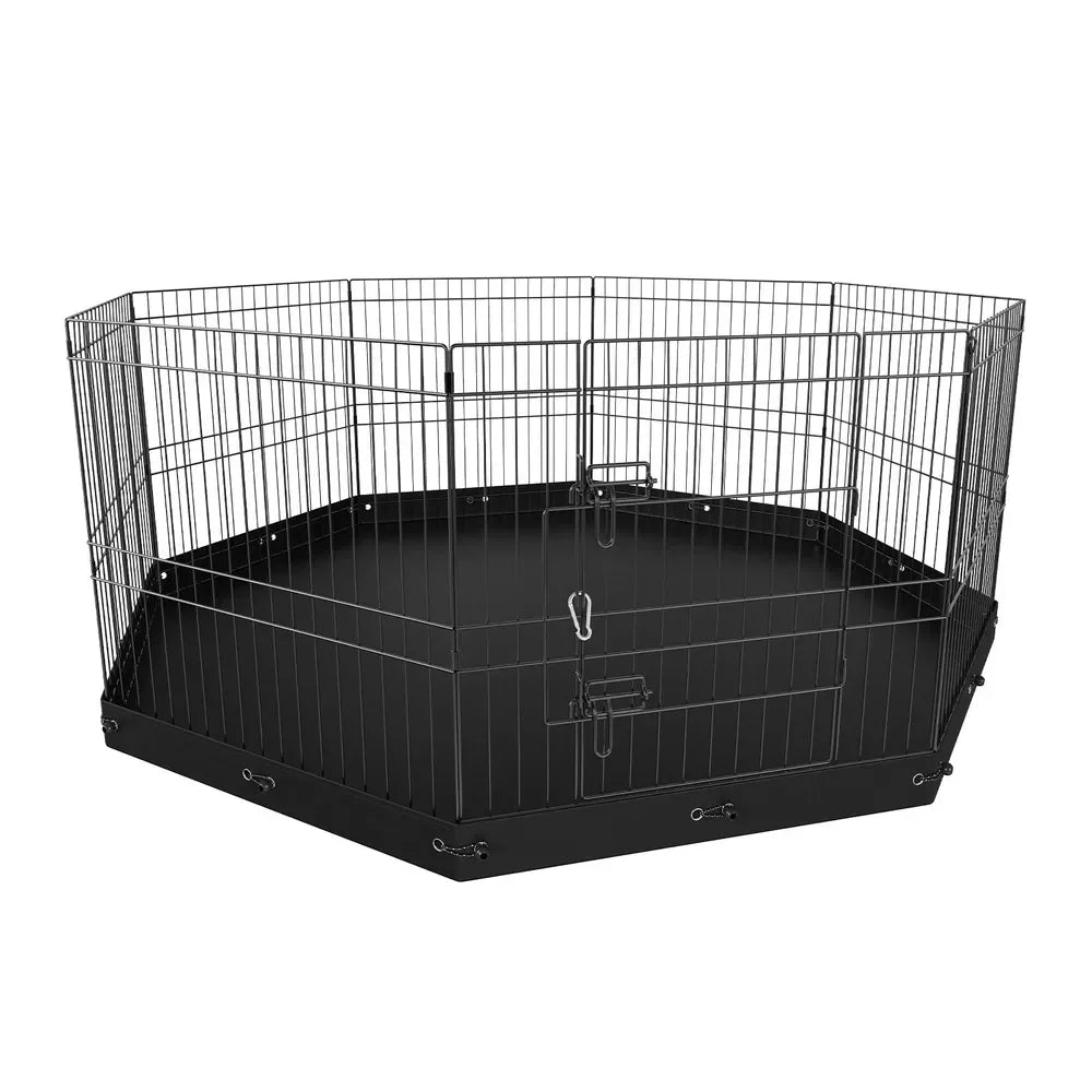 Foldable Dog Playpen For Indoor Outdoor Pet Enclosure