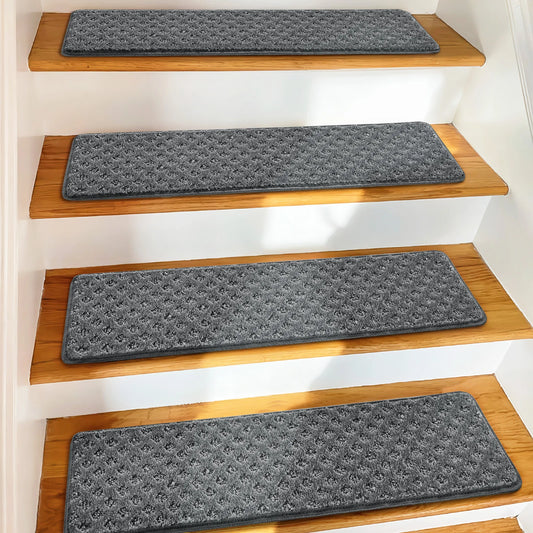 Non Slip Carpet Stair Treads Pet Friendly Indoor Protectors Washable