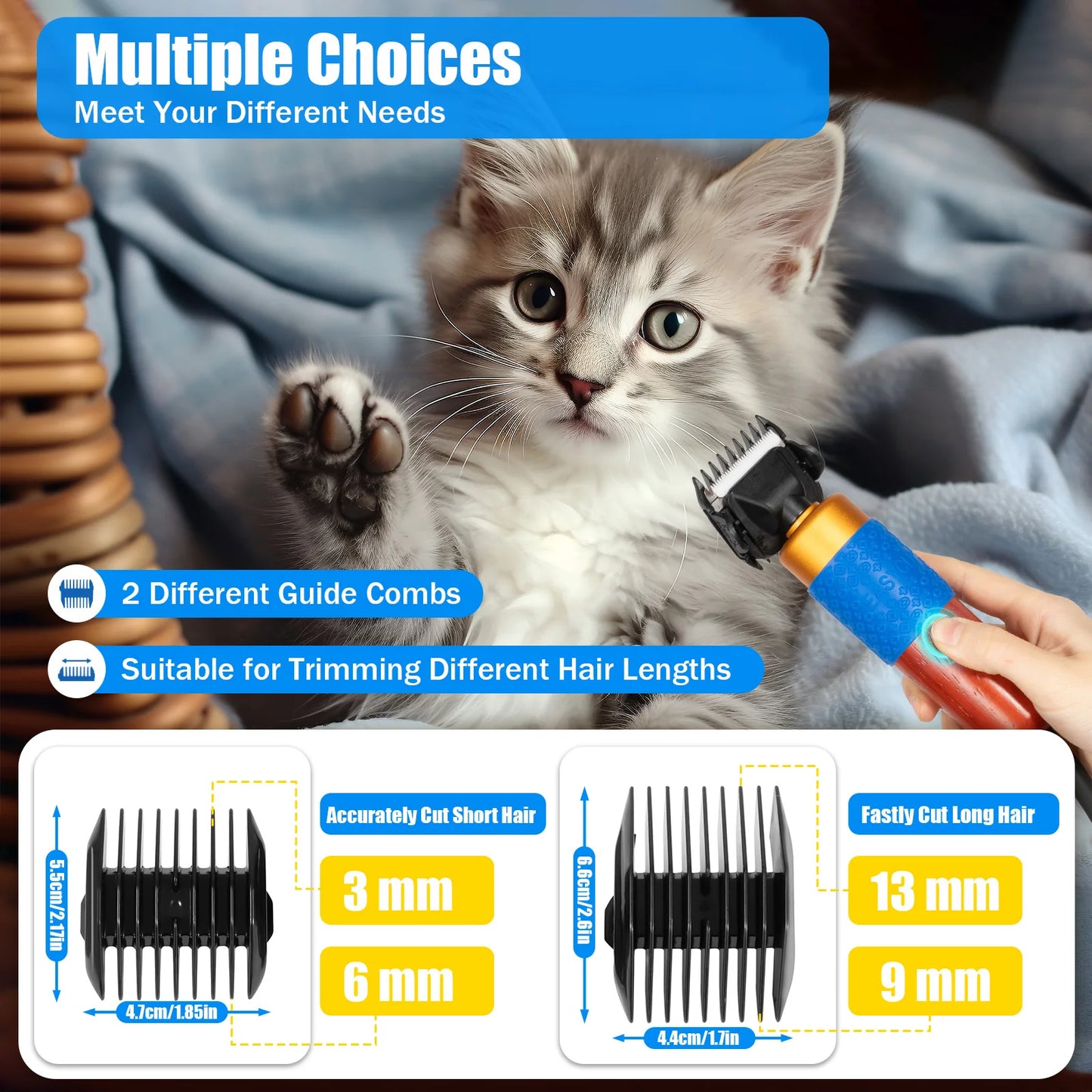 Electric Animal Fur Shears for Pets and Livestock Grooming