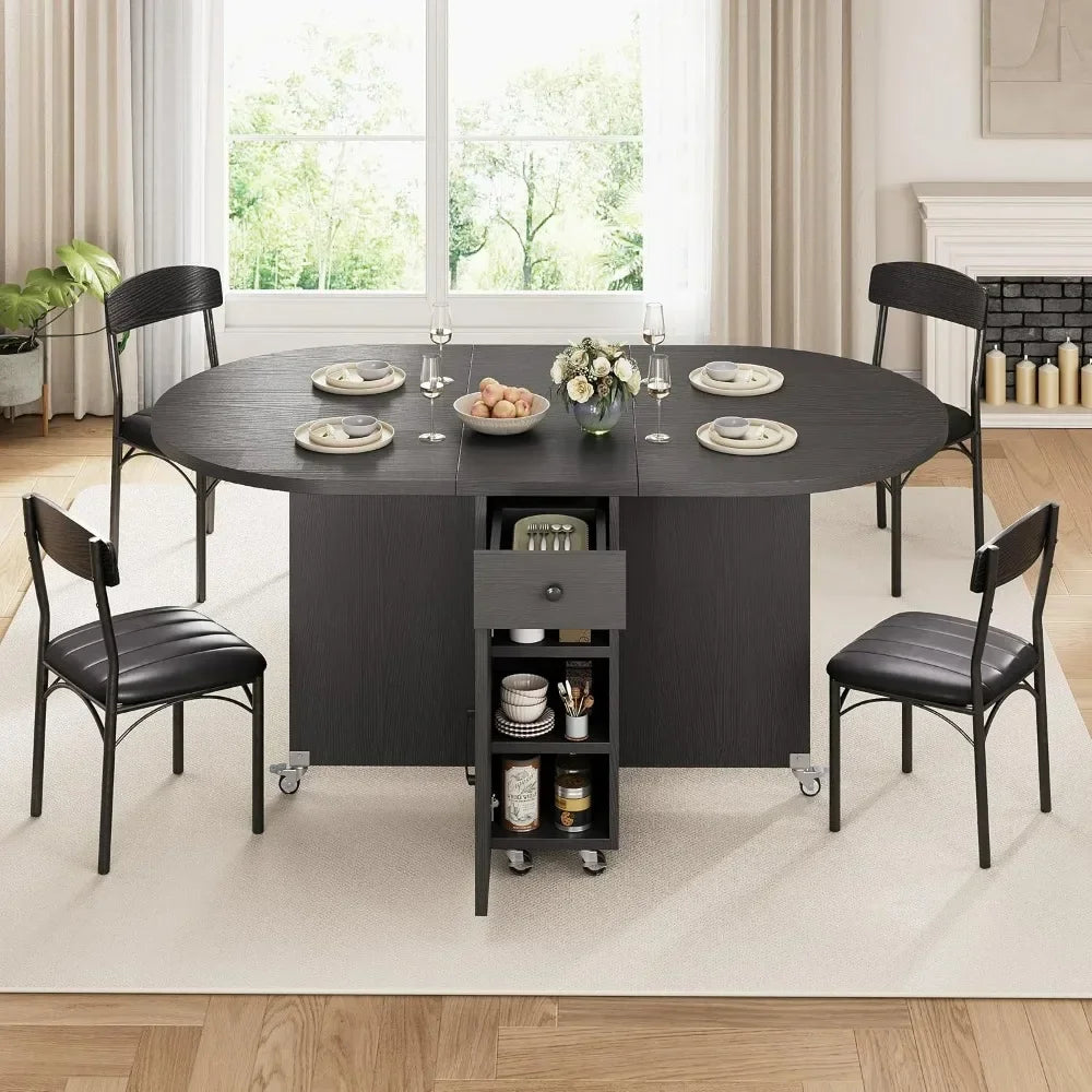 Compact 4-Person Folding Dining Set
