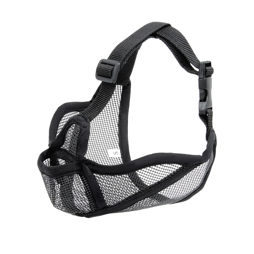 Dog Muzzle for Short Snouted Dogs Breathable Bark Control