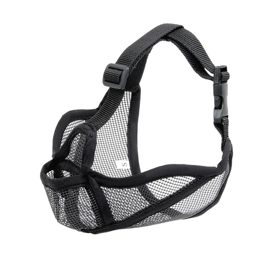 Dog Muzzle for Short Snouted Dogs Breathable Bark Control