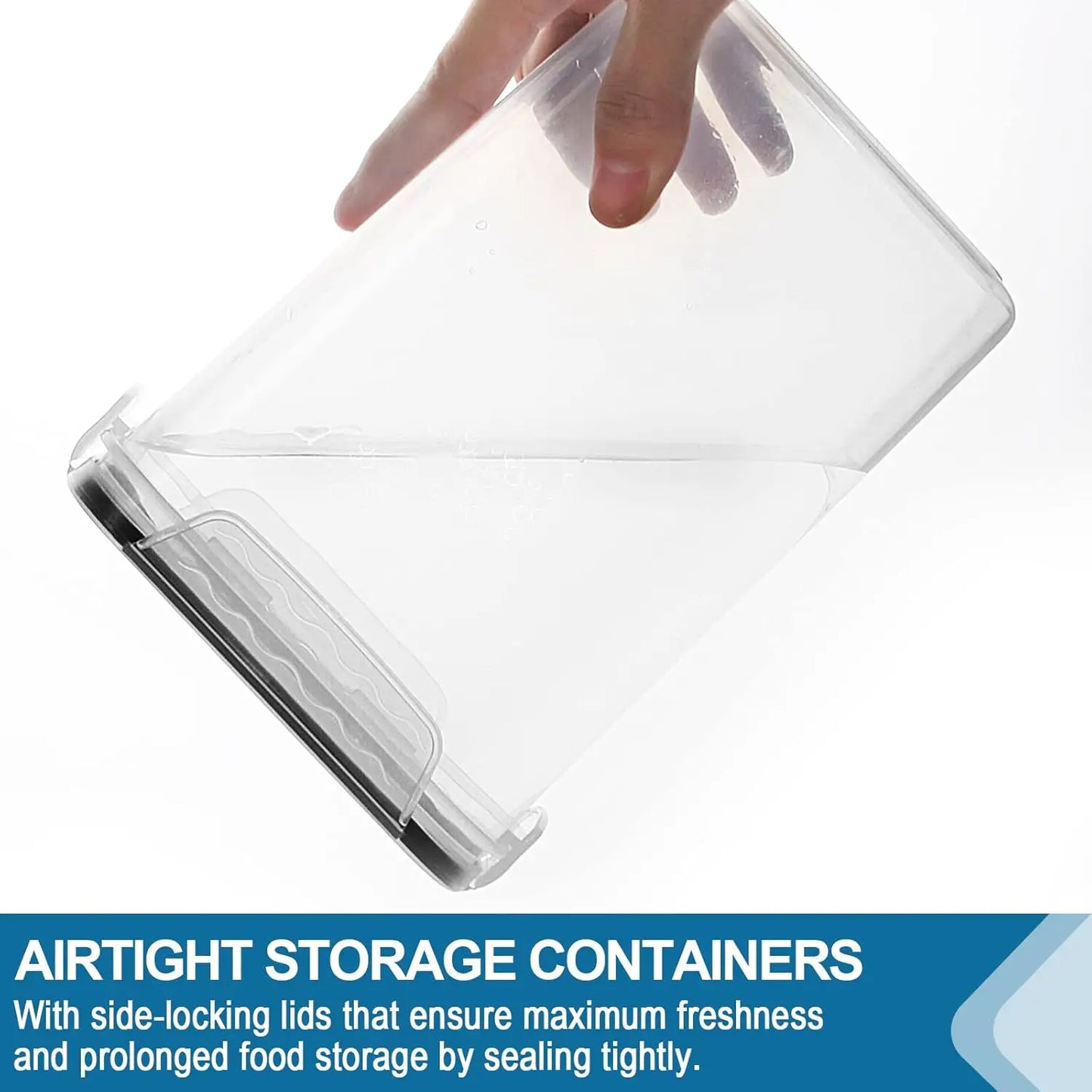 Airtight Food Storage Containers Set With Labels 10 Pack
