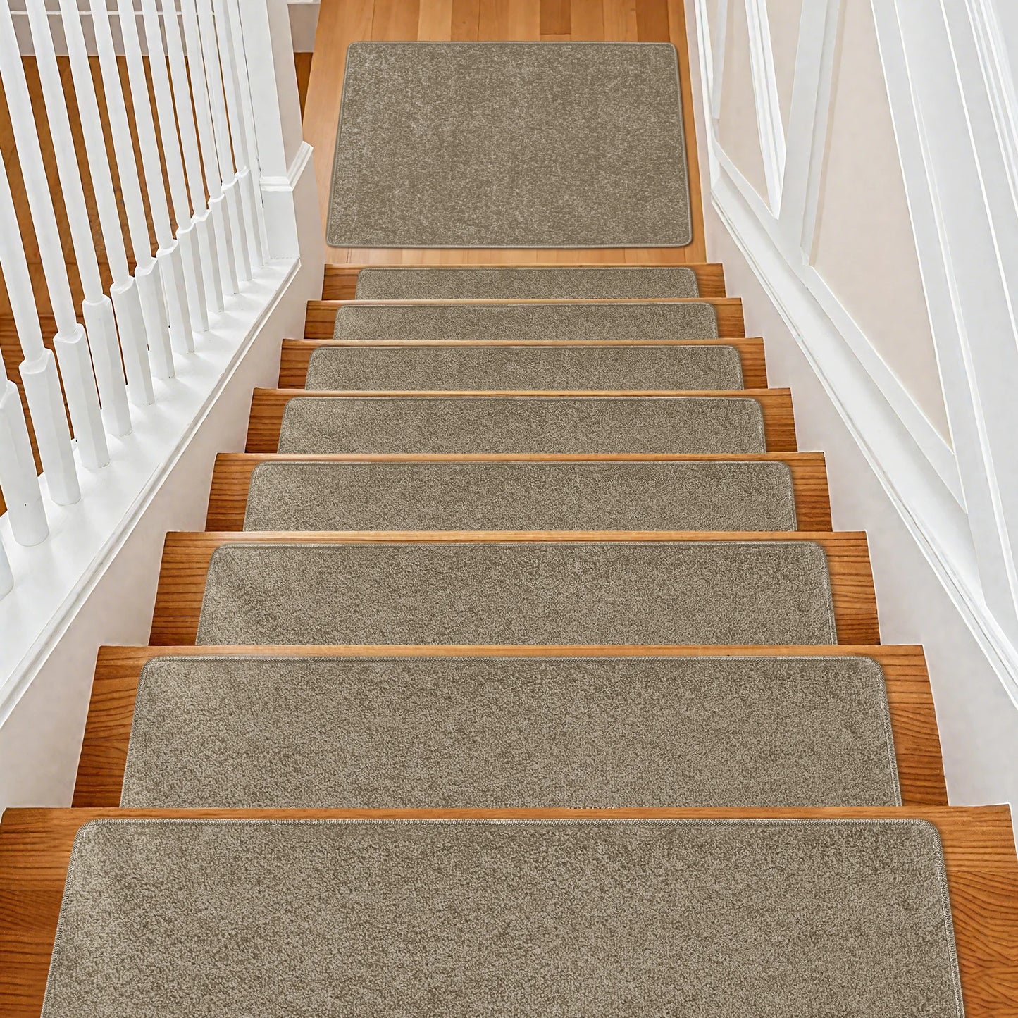 Non Slip Carpet Stair Treads Pet Friendly Indoor Protectors Washable