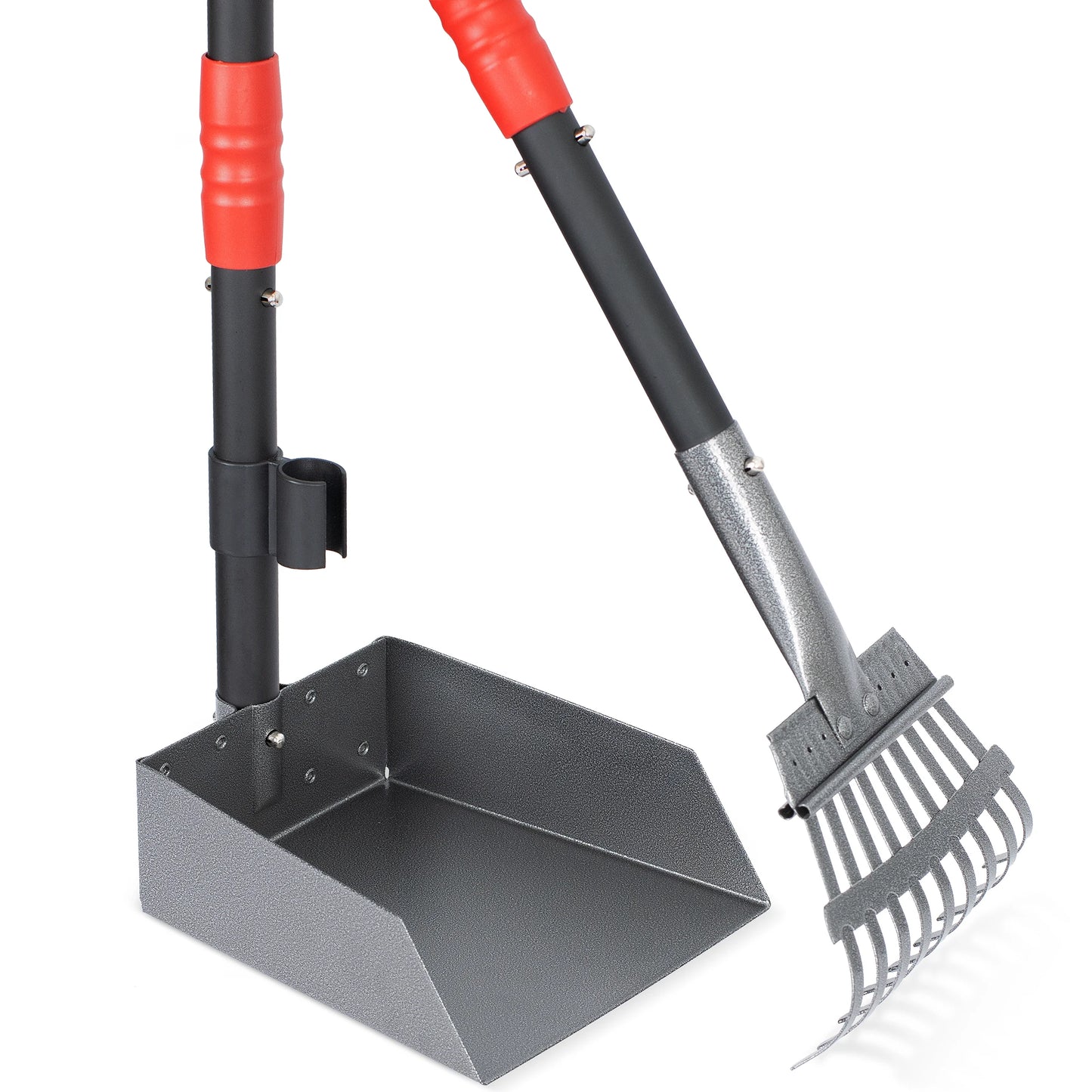 Pooper Scooper Set With Adjustable Stainless Handles