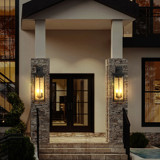 ARLGSITE Outdoor Wall Lantern Dusk To Dawn Sensor For Outdoor Lighting