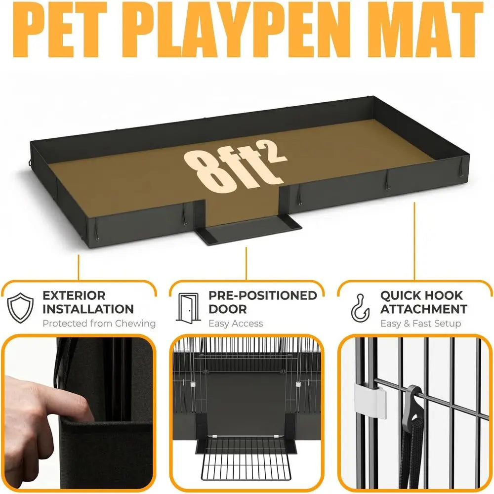 OVOZI DIY Expandable Playpen Cage For Guinea Pigs And Rabbits