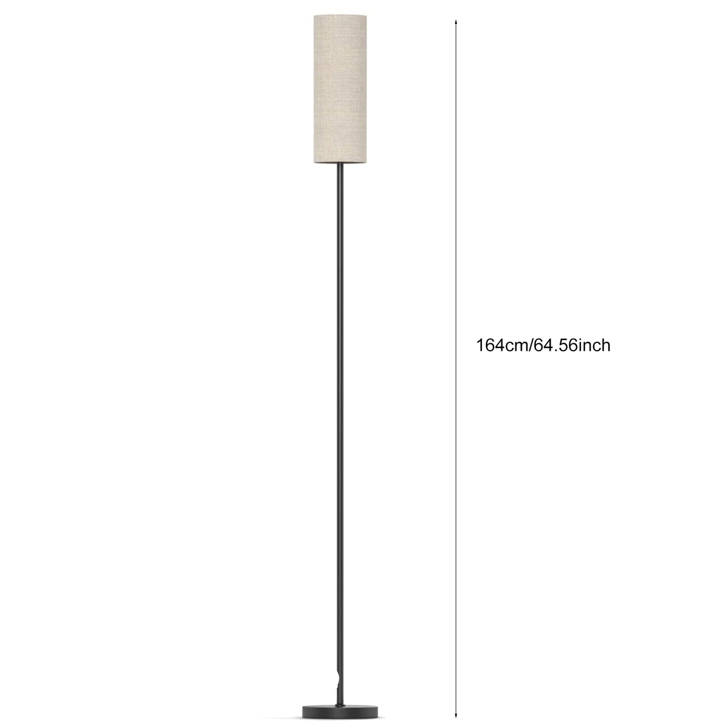 Modern Floor Lamp Tall RGB Light for Bedroom